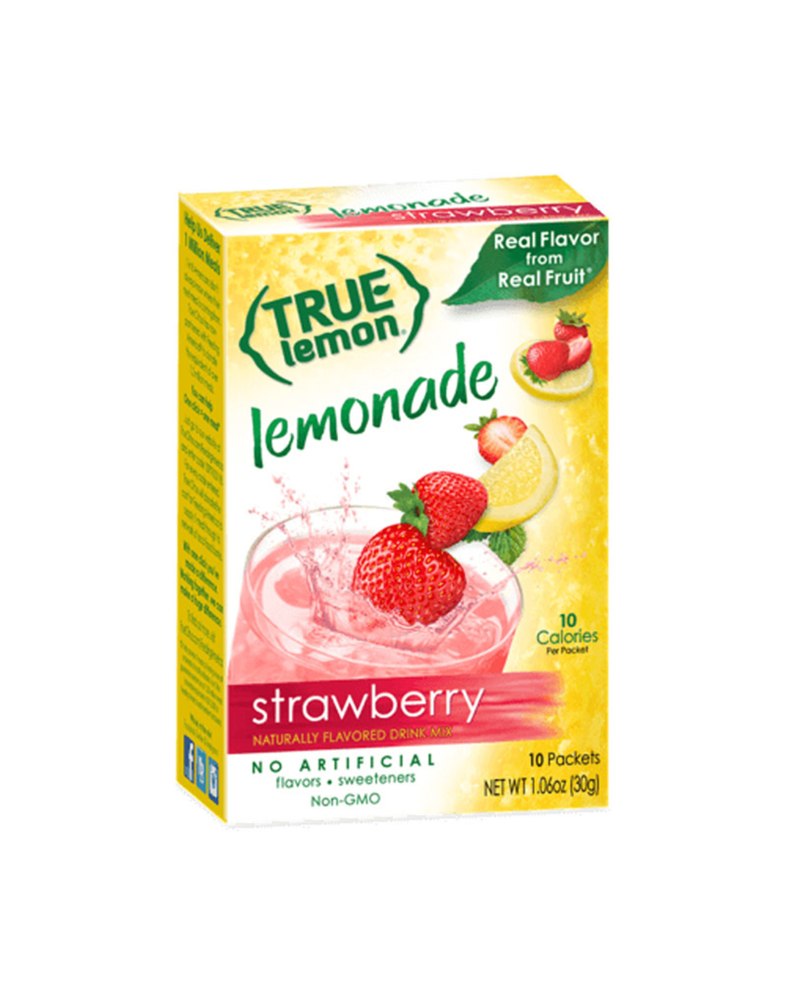 True Citrus True Citrus - True Lemon, Limonade Aux Fraises (10pk)