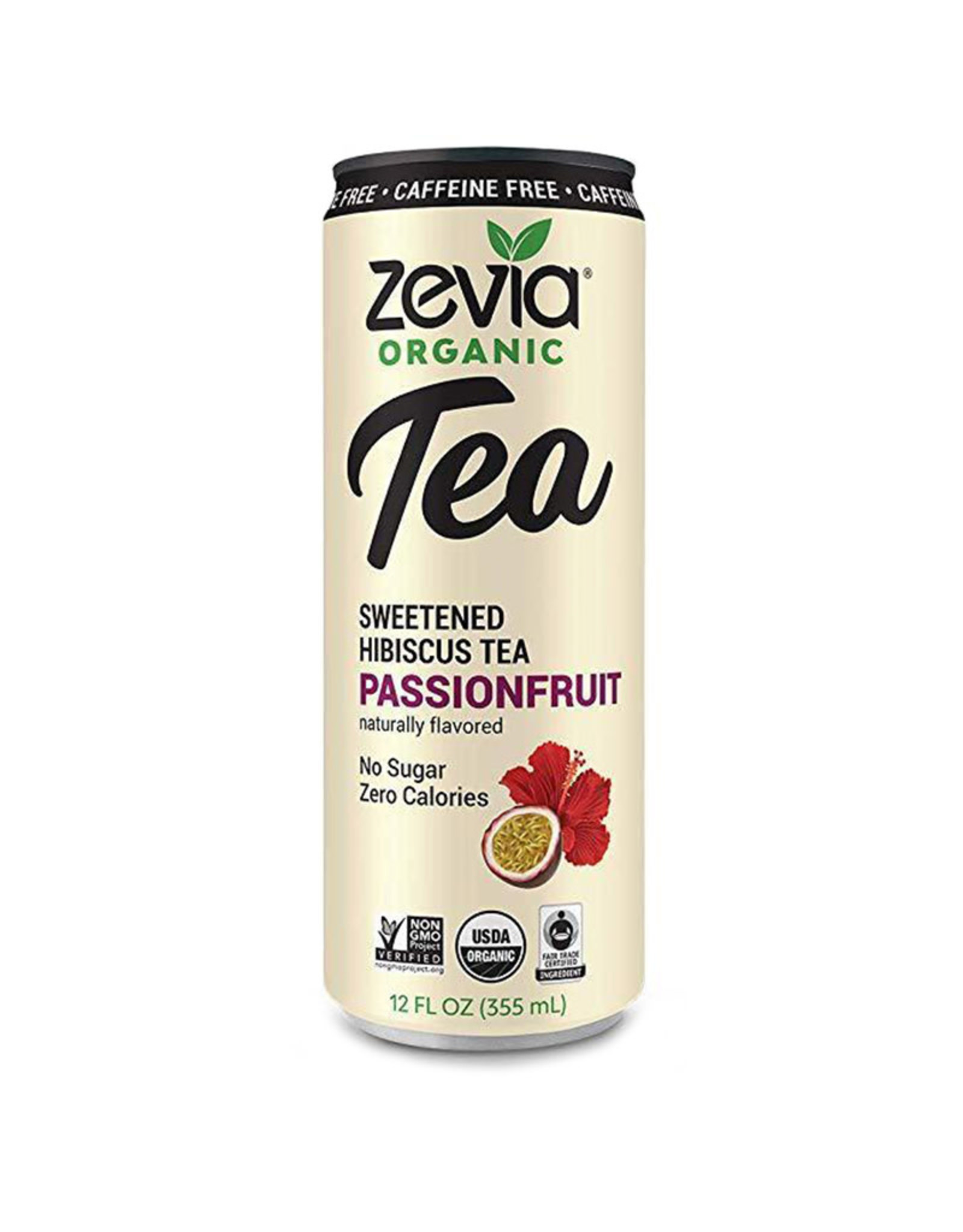 Zevia Zevia - Thé, Hibiscus au Fruit de la Passion (355ml)