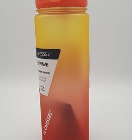 Ecovessel Eco Vessel - Bouteille de Plastique Avec Paille, Soleil Couchant (710ml)
