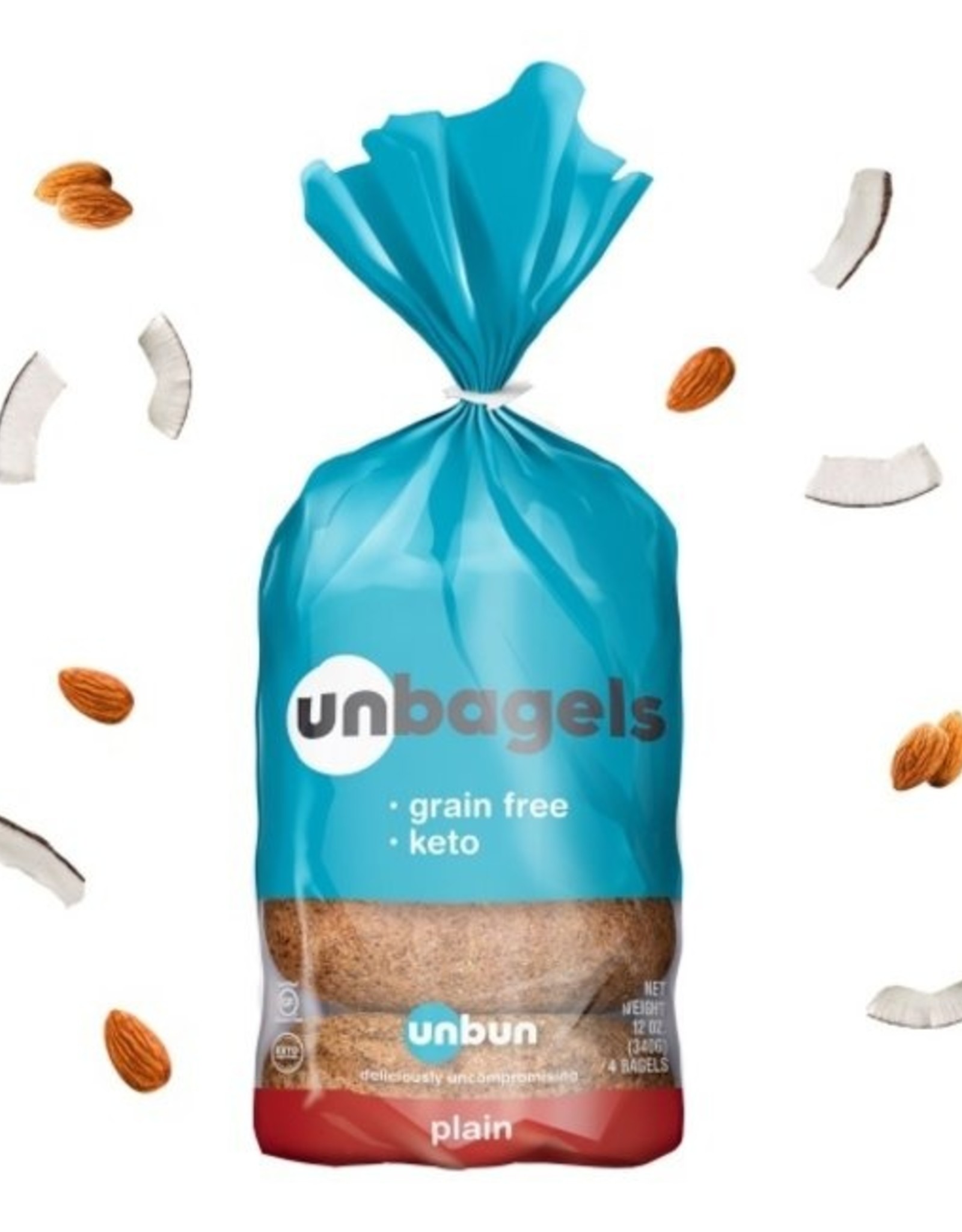 Unbun Unbun - Bagels, Nature (350g)