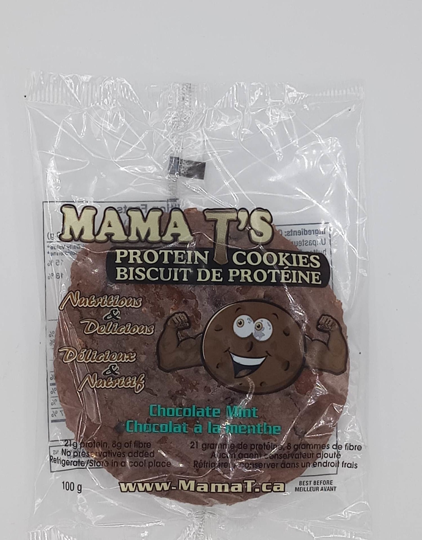 Mama T Mama T - Biscuit Protéiné, Menthe et Chocolat (100g)