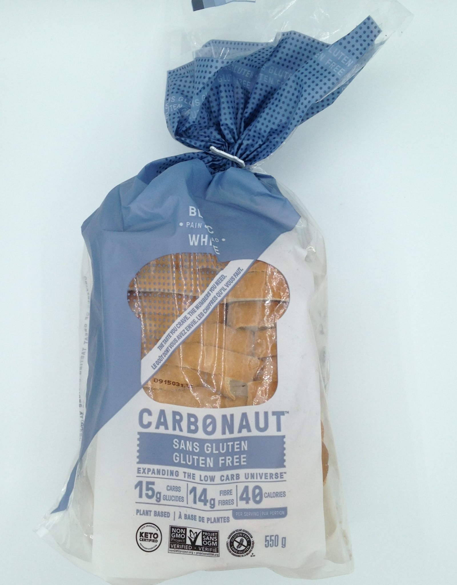 Carbonaut Carbonaut - Pain Keto, Sans Gluten Blanc (550g)