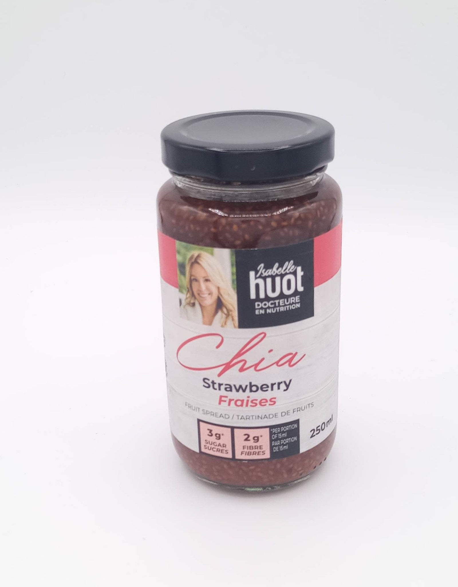 Isabelle Huot Isabelle Huot - Tartinade de Fruits, Fraises et Chia (250ml)