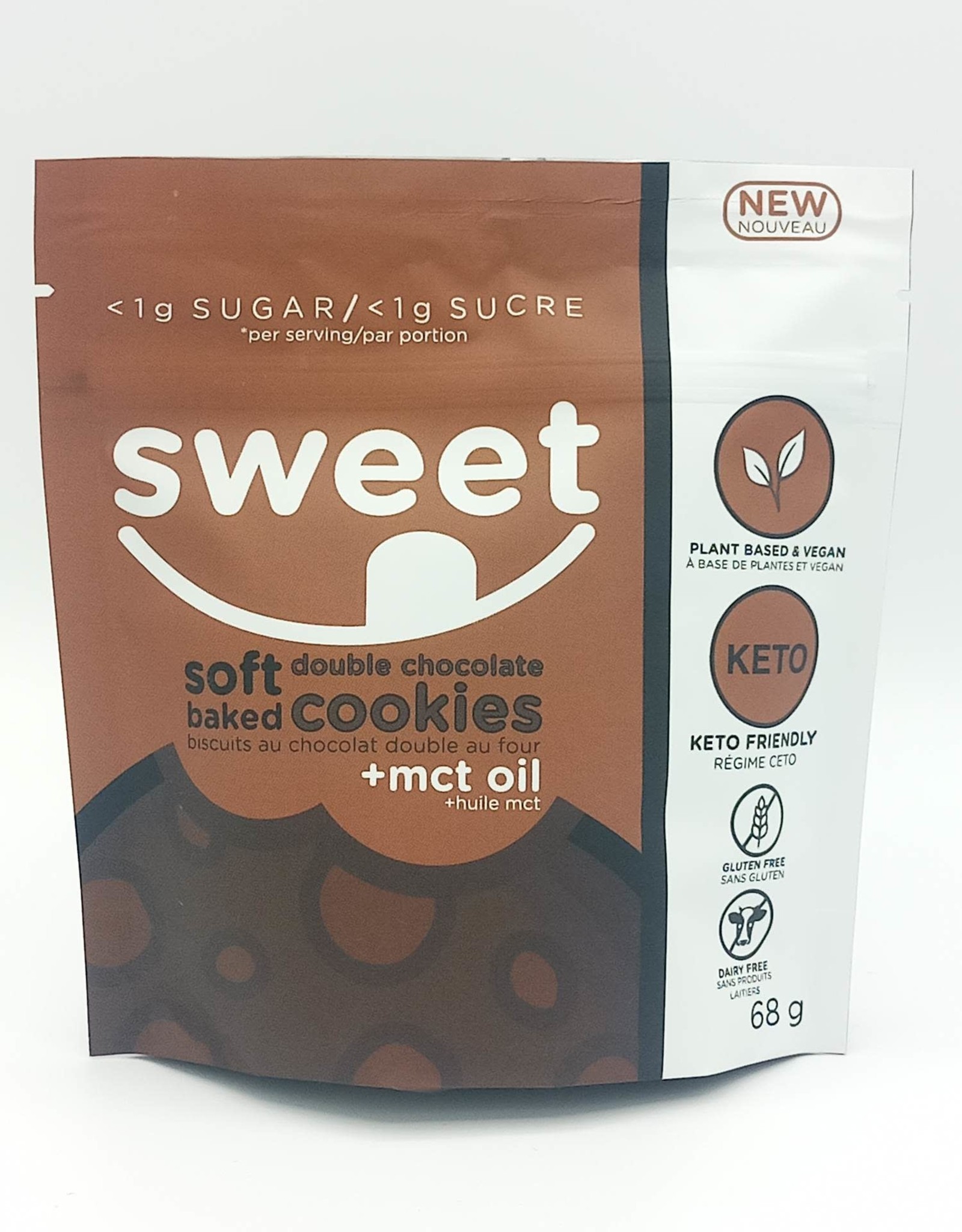 Sweet Nutrition Sweet Nutrition - Bouchées Fondantes Keto, Double Chocolat (68g)