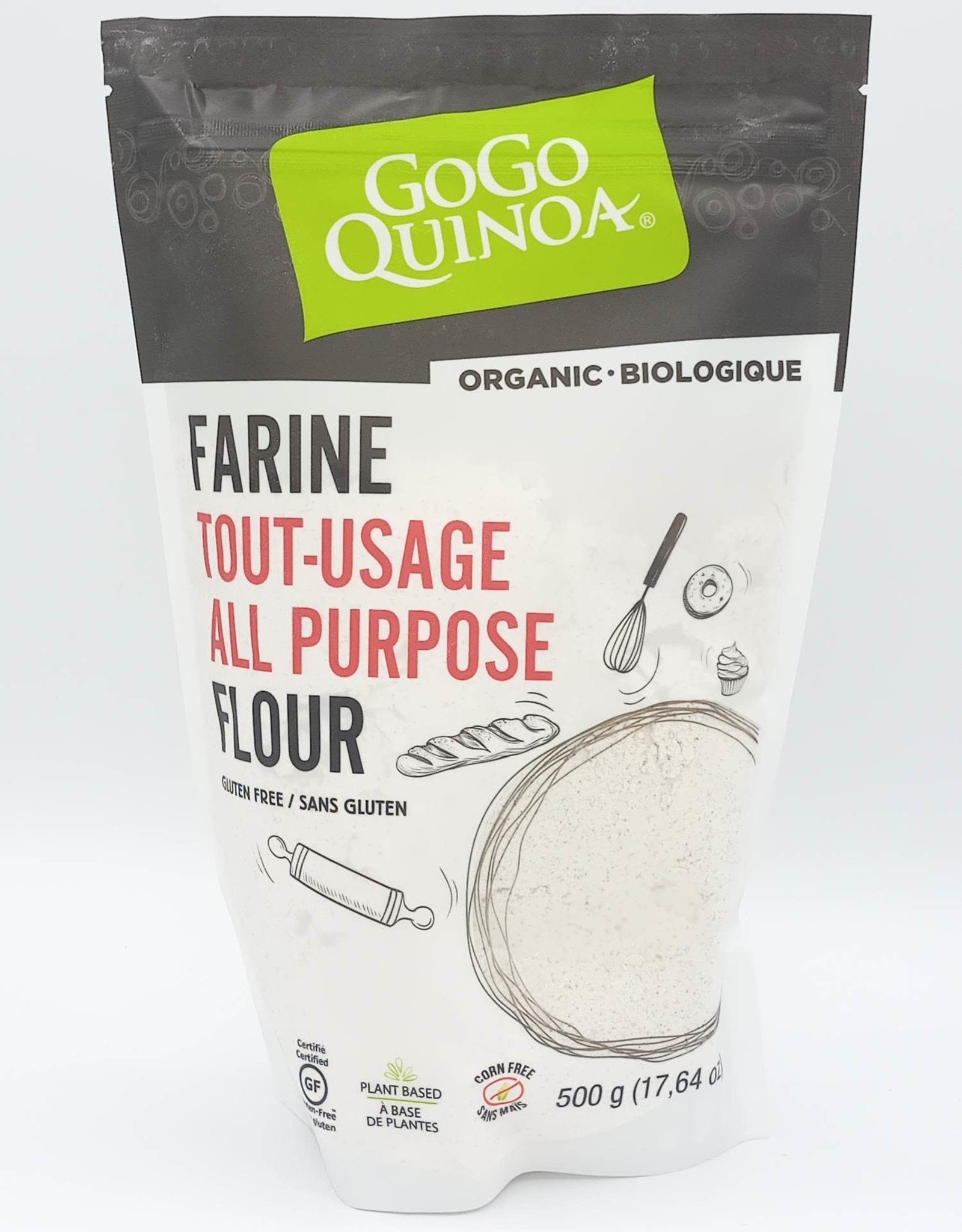 Gogo Quinoa Gogo Quinoa - Farine Tout Usage, Sans Gluten (500g)