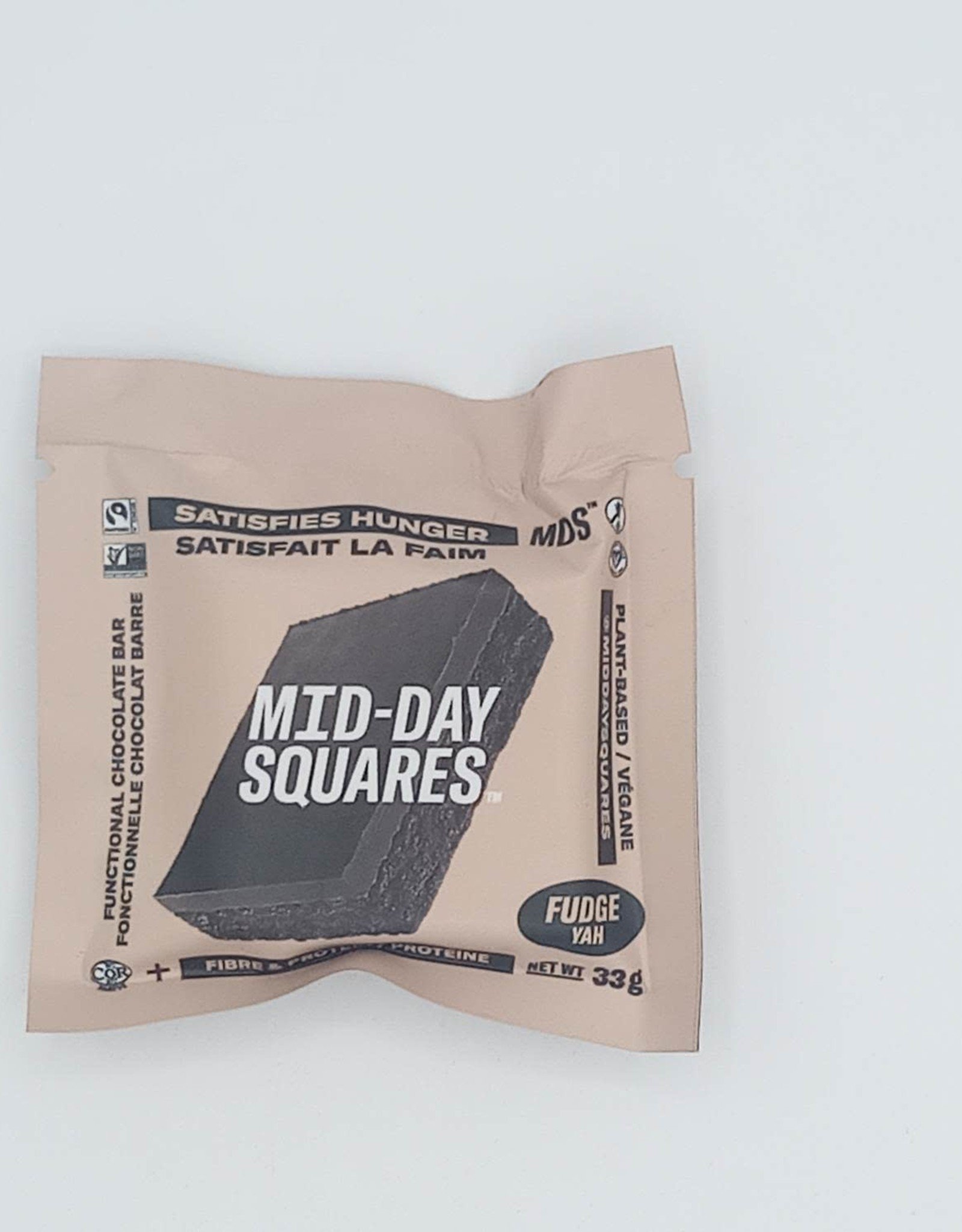 Mid-Day Squares Mid-Day Squares - Carrés de Superaliments Crus Bio, Fudge Yah (33g)