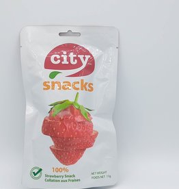 City Snacks City Snack - Fruits Lyophilisés, Fraises (11g)