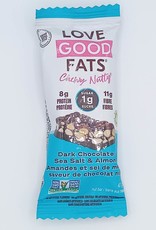 Love Good Fats Love Good Fats - Barre Collation Moelleux, Chocolat Noir, Sel de Mer et Amandes (40g)