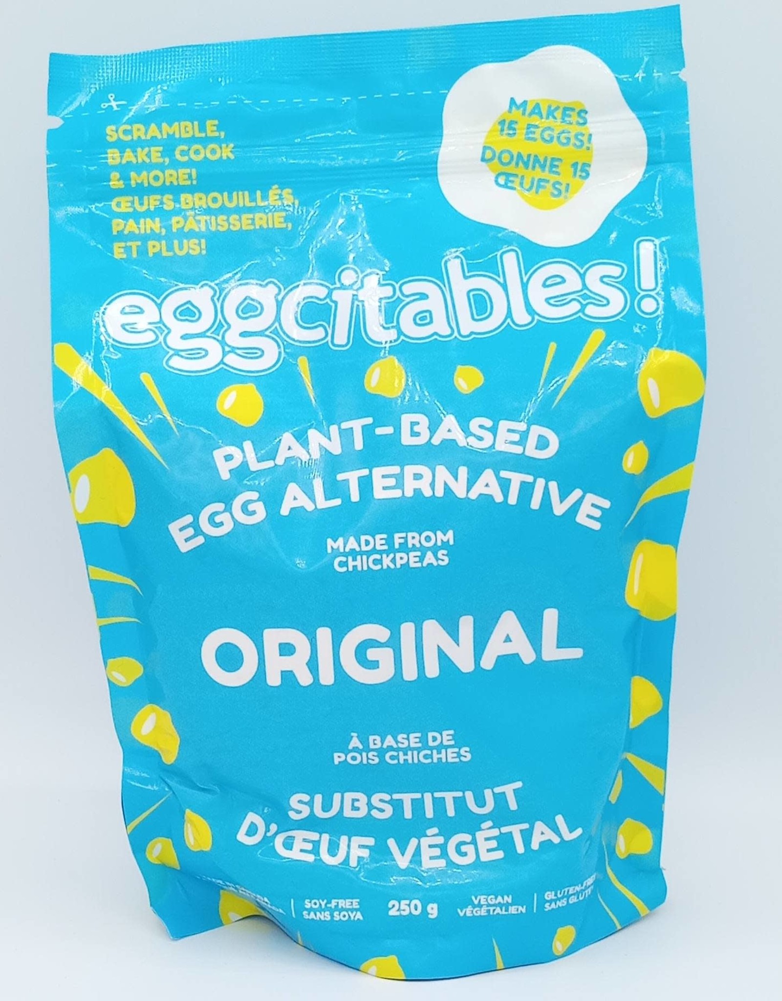 Eggcitable Eggcitables - Substitut d'Oeuf À Base de Plante, Original (250g)