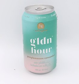 Gldn Hour Gldn Hour - Eau Pétillante au Collagene, Pamplemousse et Concombre (355ml)
