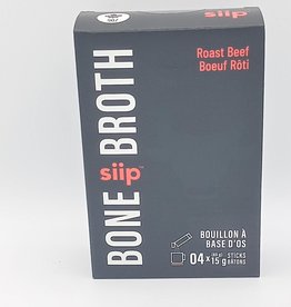 Siip bone broth Siip Bone Broth - Bouillon d'Os de Boeuf Roti, Instant (4schts)