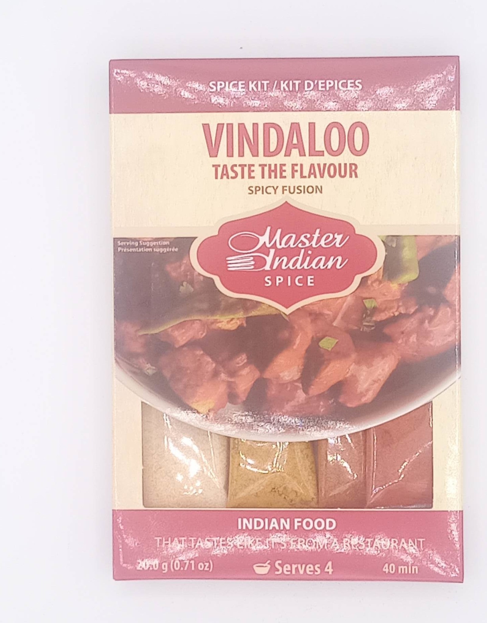 Master Indian Spice Master Indian Spice - Épices Indiennes, Curry Vindaloo (20g)