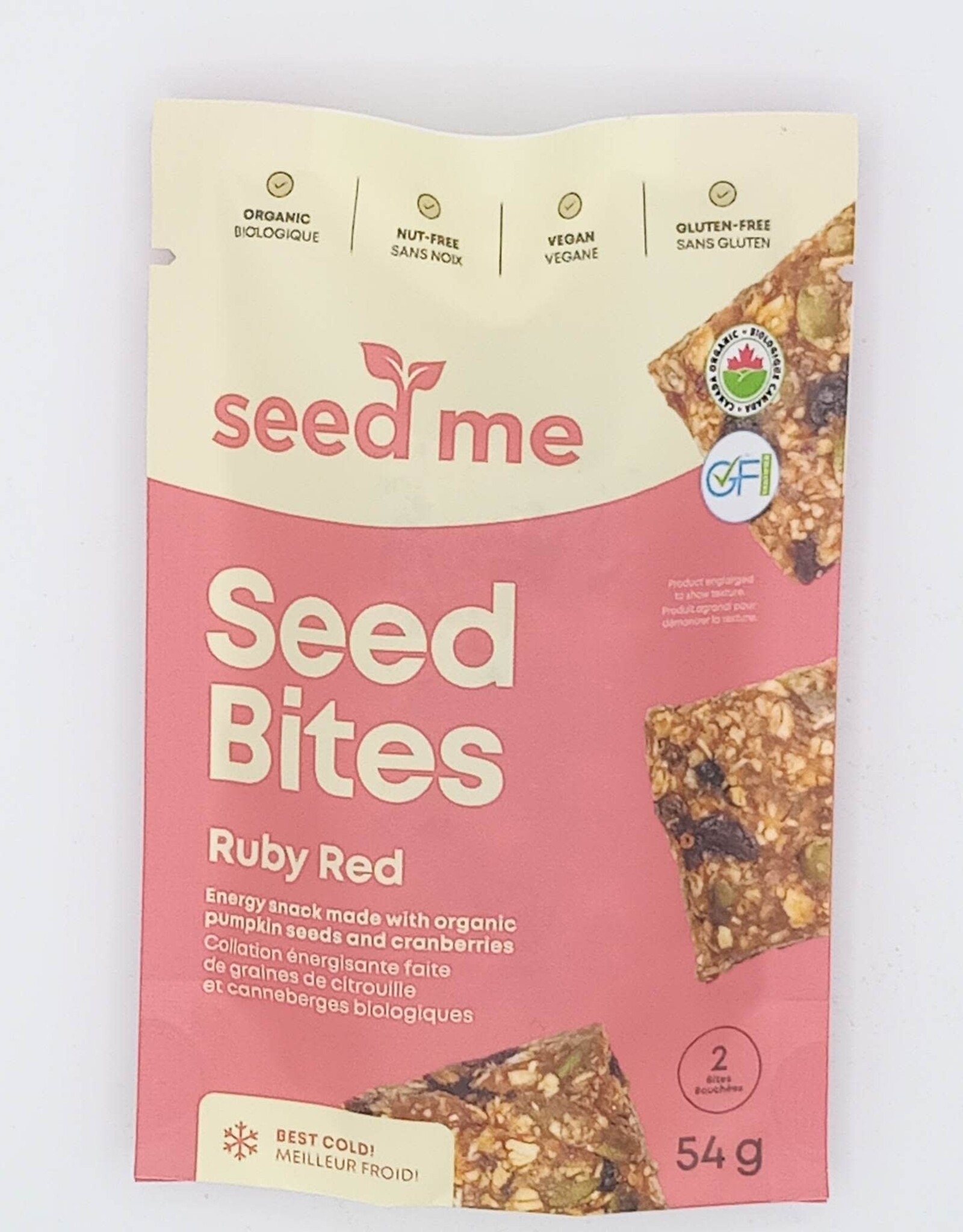 Seed Me Seed Me - Bouchées d'Énergie, Ruby Red (54g)