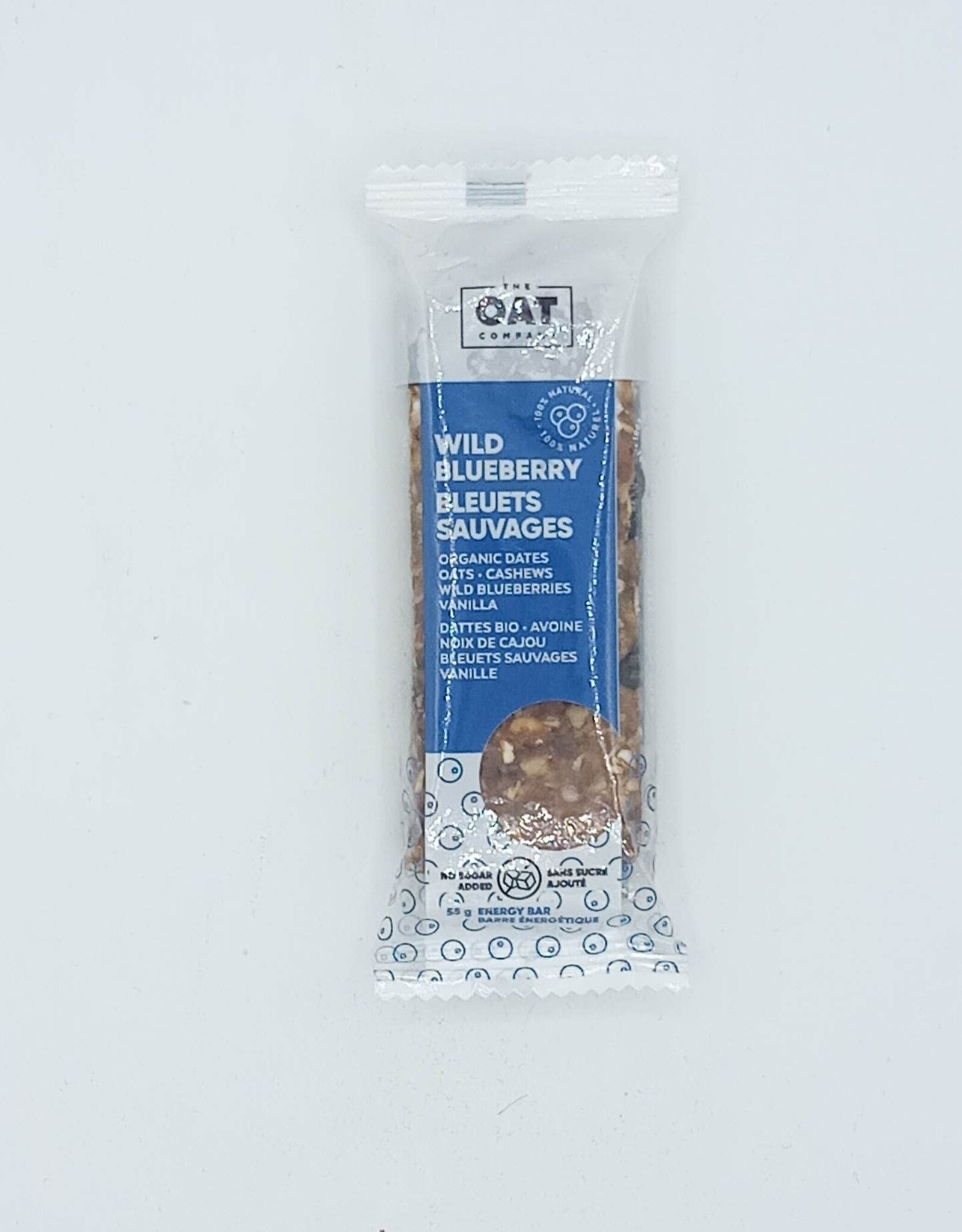 The Oat Company The Oat Company - Barre de Dattes Bio, Bleuet (55g)