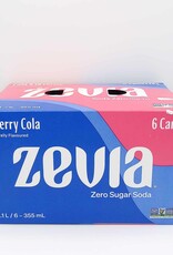 Zevia Zevia - Boisson Gazeuse, Cola à la Cerise (6x355ml)