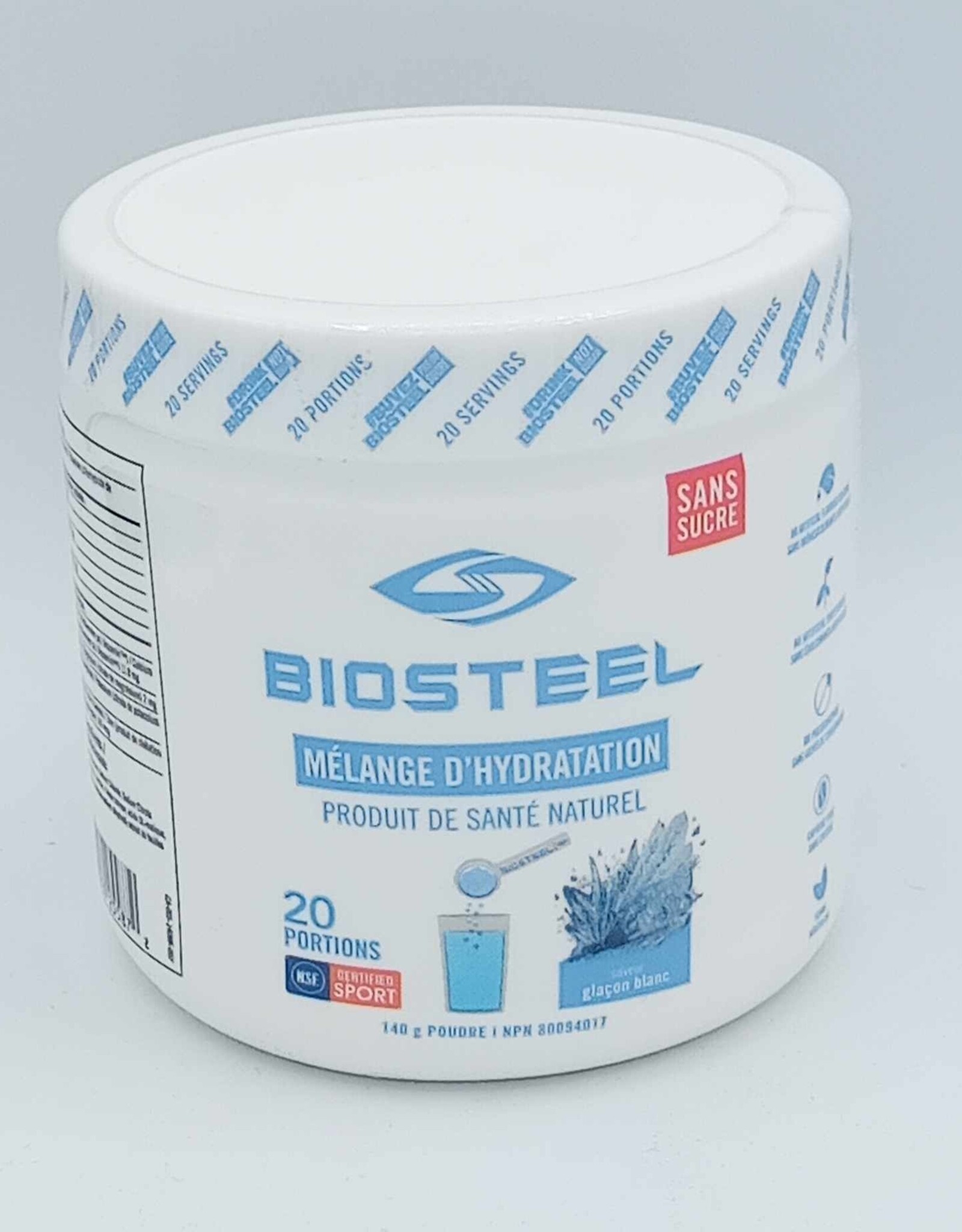 BioSteel Biosteel - Préparation Sportive - Électrolyte, White Freeze (140g)