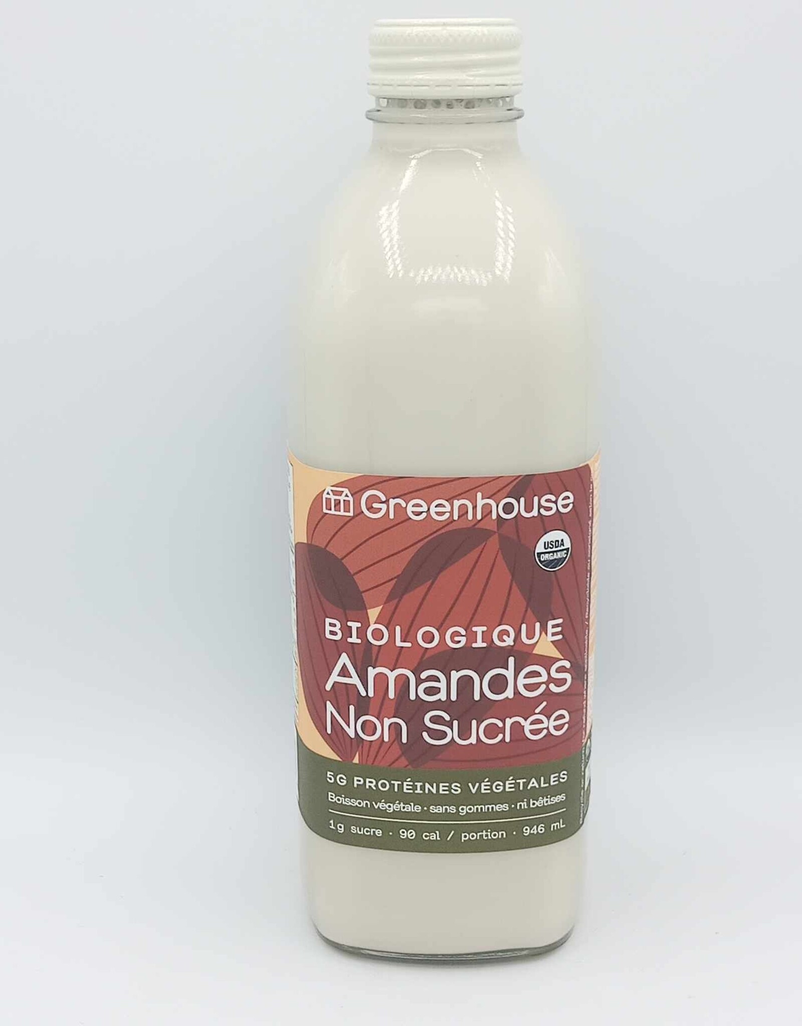 Greenhouse Greenhouse - Lait d'Amande, Sans Sucre (946ml)