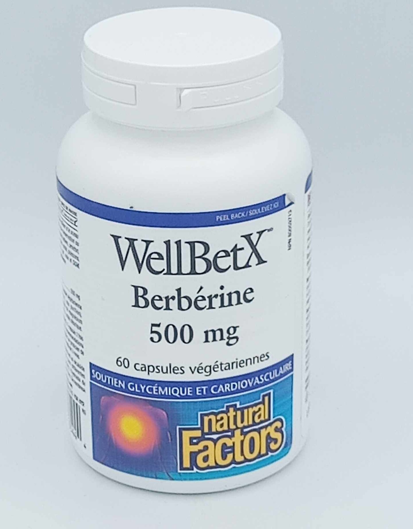 Natural Factor Natural Factor - Wellbetx, Berbérine 500mg (60cap)