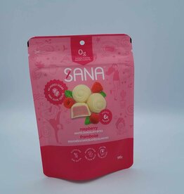 Sana Sana - Bouchées Chocolat, Chocolat Blanc & Framboise (100g)