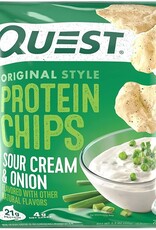 Quest - Croustilles Protéinées, Creme Sur et Oignon (32g)