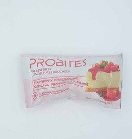 Probites Probites - Bouchées de Protéines, Gâteau au Fromage aux Fraises (100g)