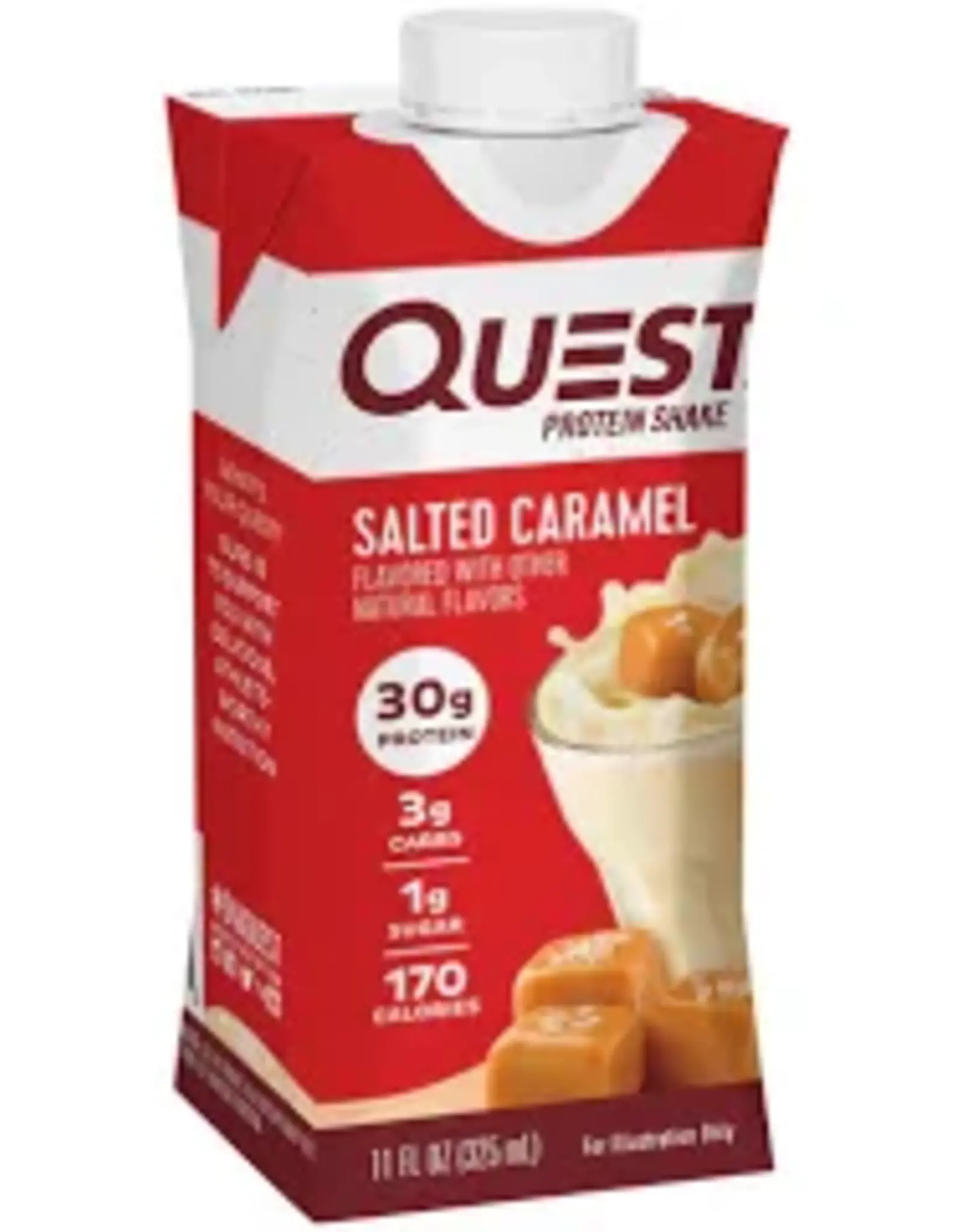 Quest Quest - Shake Protéiné, Caramel Salé (325ml)
