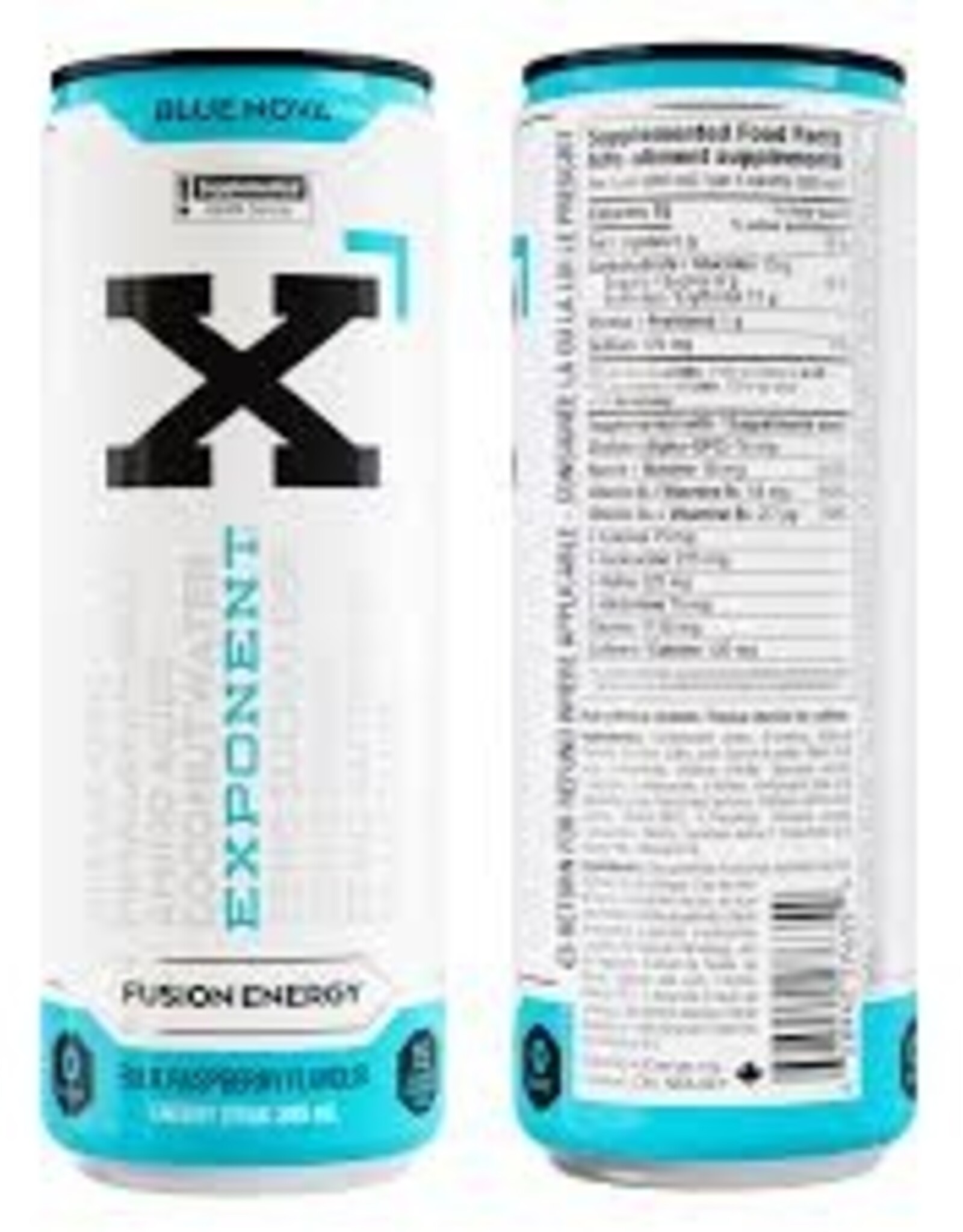 Exponent X Boisson énergisante - Exponent X, Blue Nova (355ml)