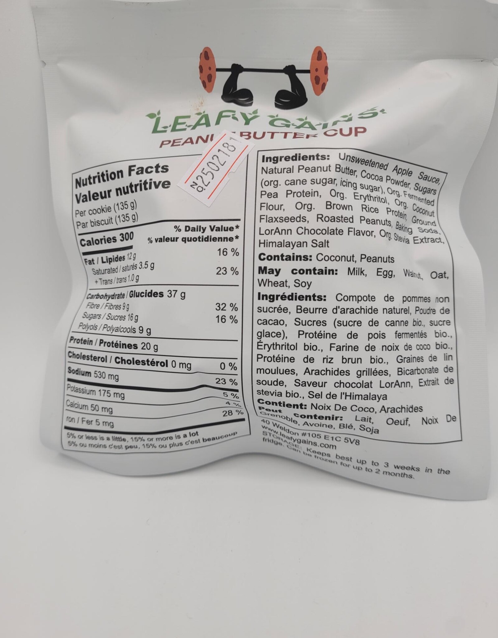 Leafy Gains Leafy Gains - Beurre d'Arachide (135g)