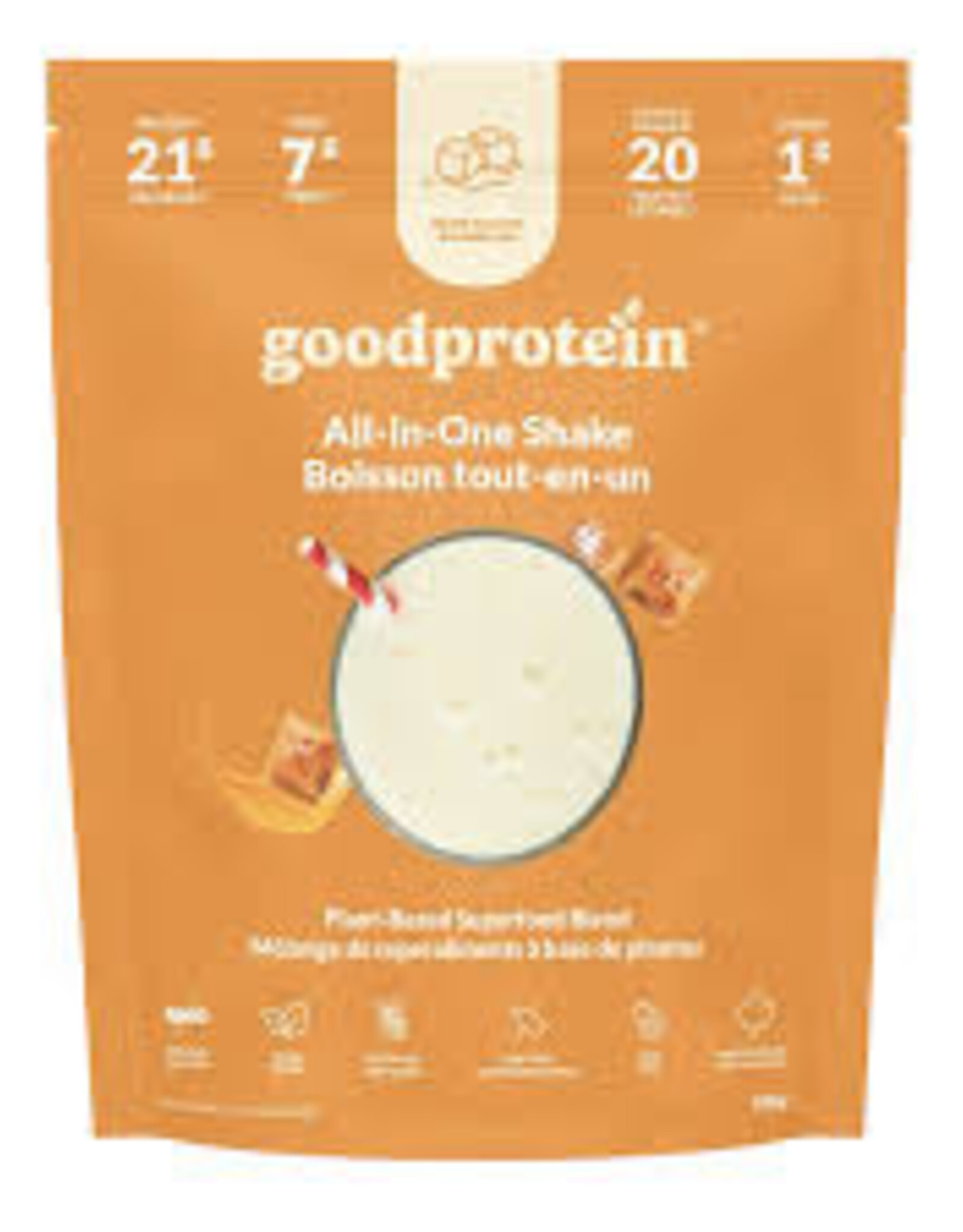 Good Protéine Good Protein - Poudre de protéine, Caramel Salé(440g)