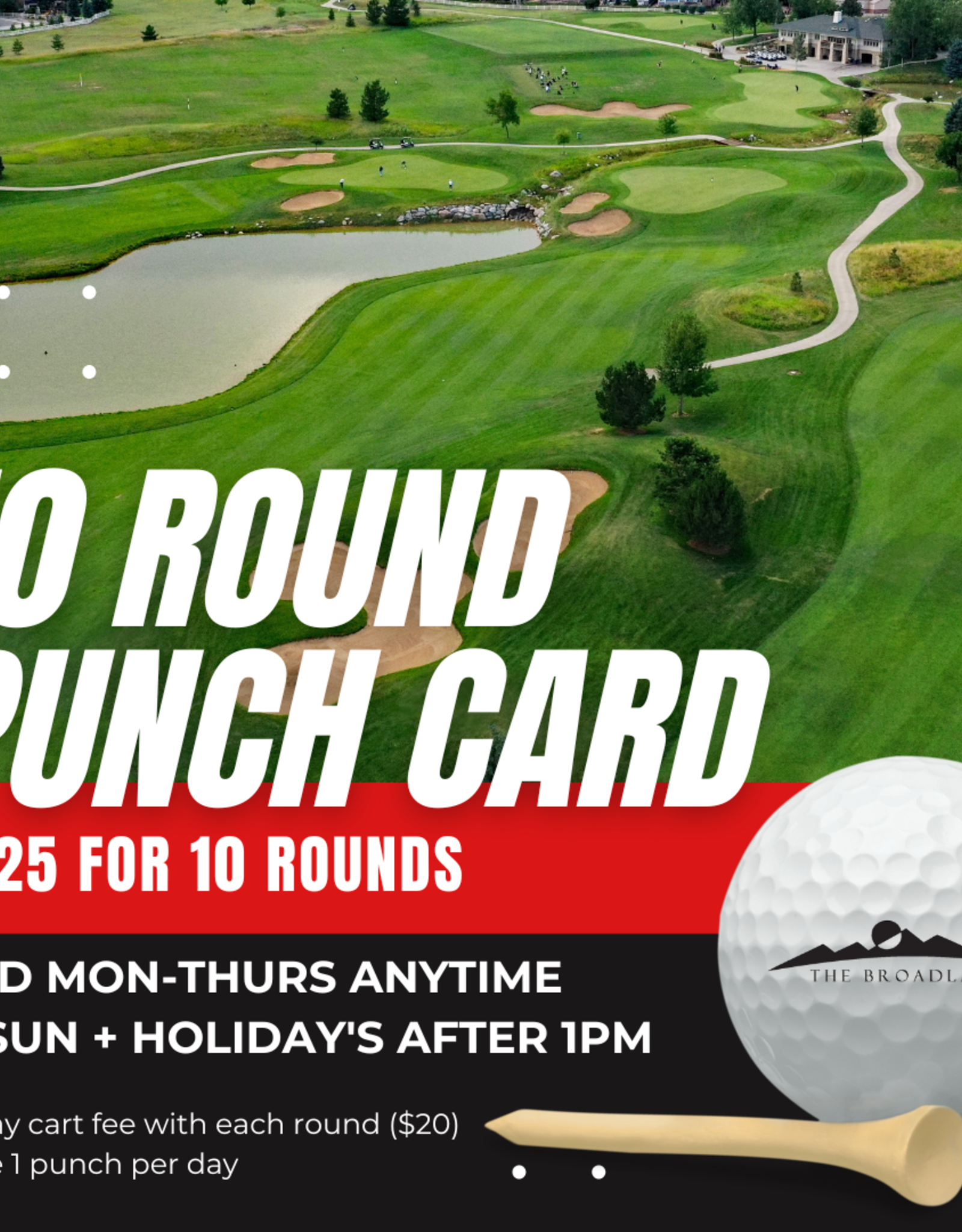 2025 10 Round Punch Card