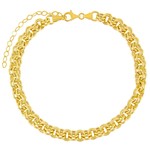 Adinas Hollow Rounded Rolo Chain Choker