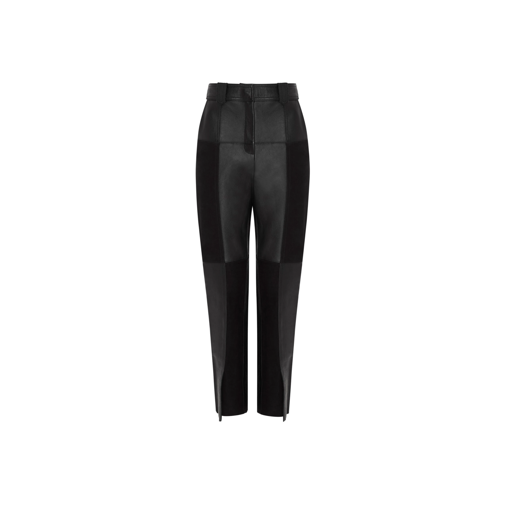 Aje Motocyclette Leather Patch Trouser Onyx