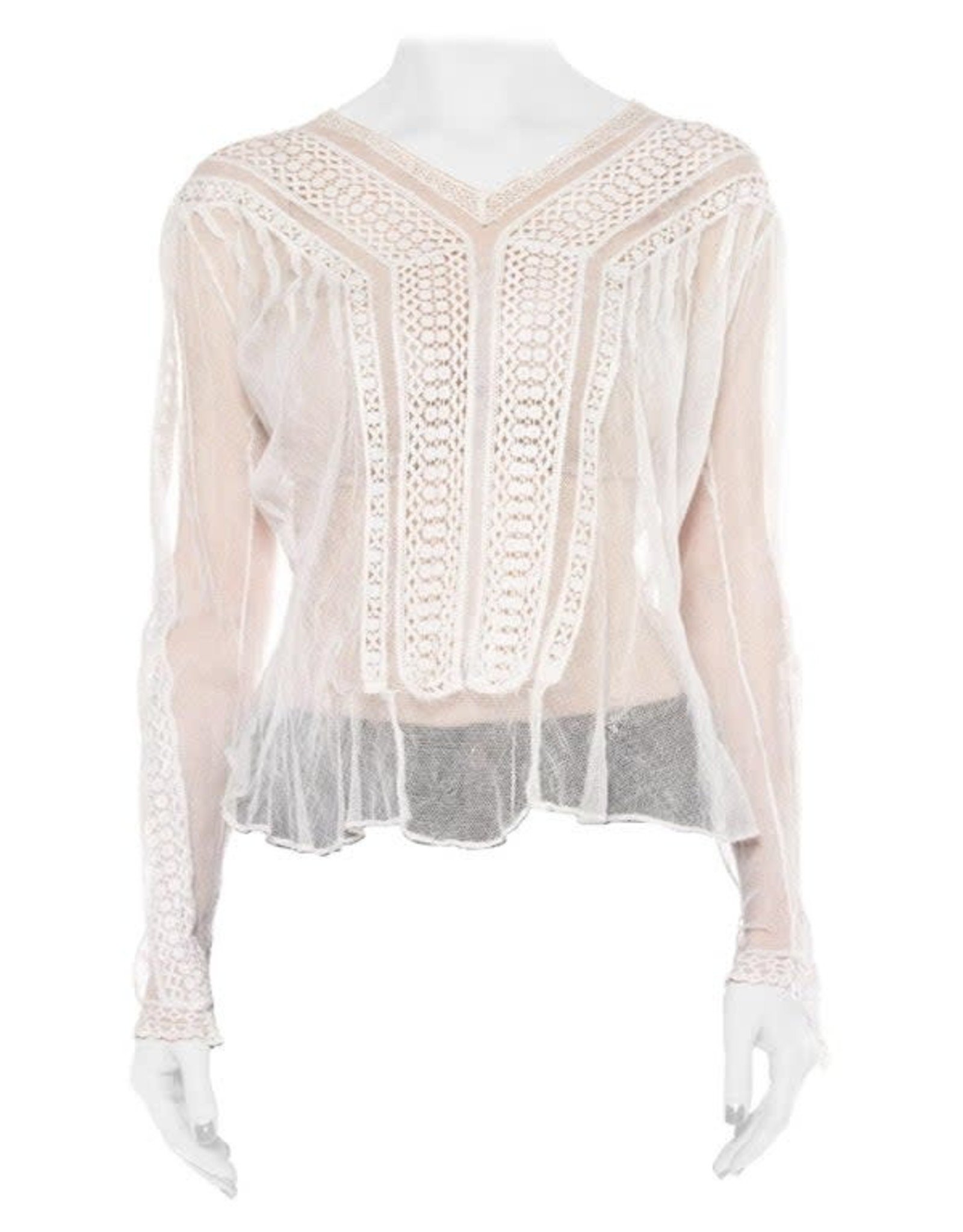 sheer cotton blouse