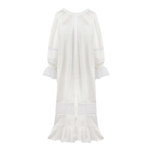 The Sleeper Paloma Silk Dress Pearl White (OS)