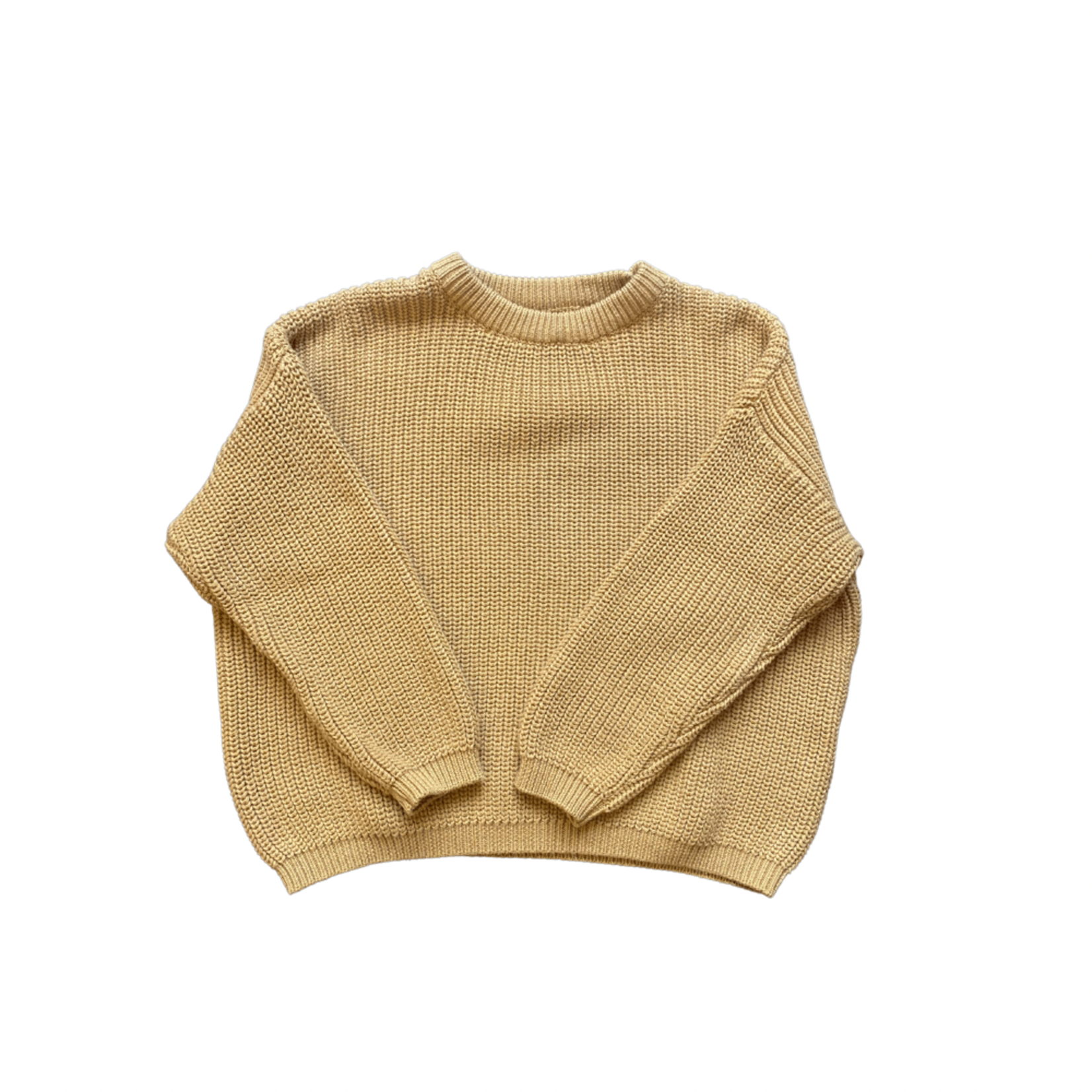 Wyld Blue Kids Simple Sweater Mustard