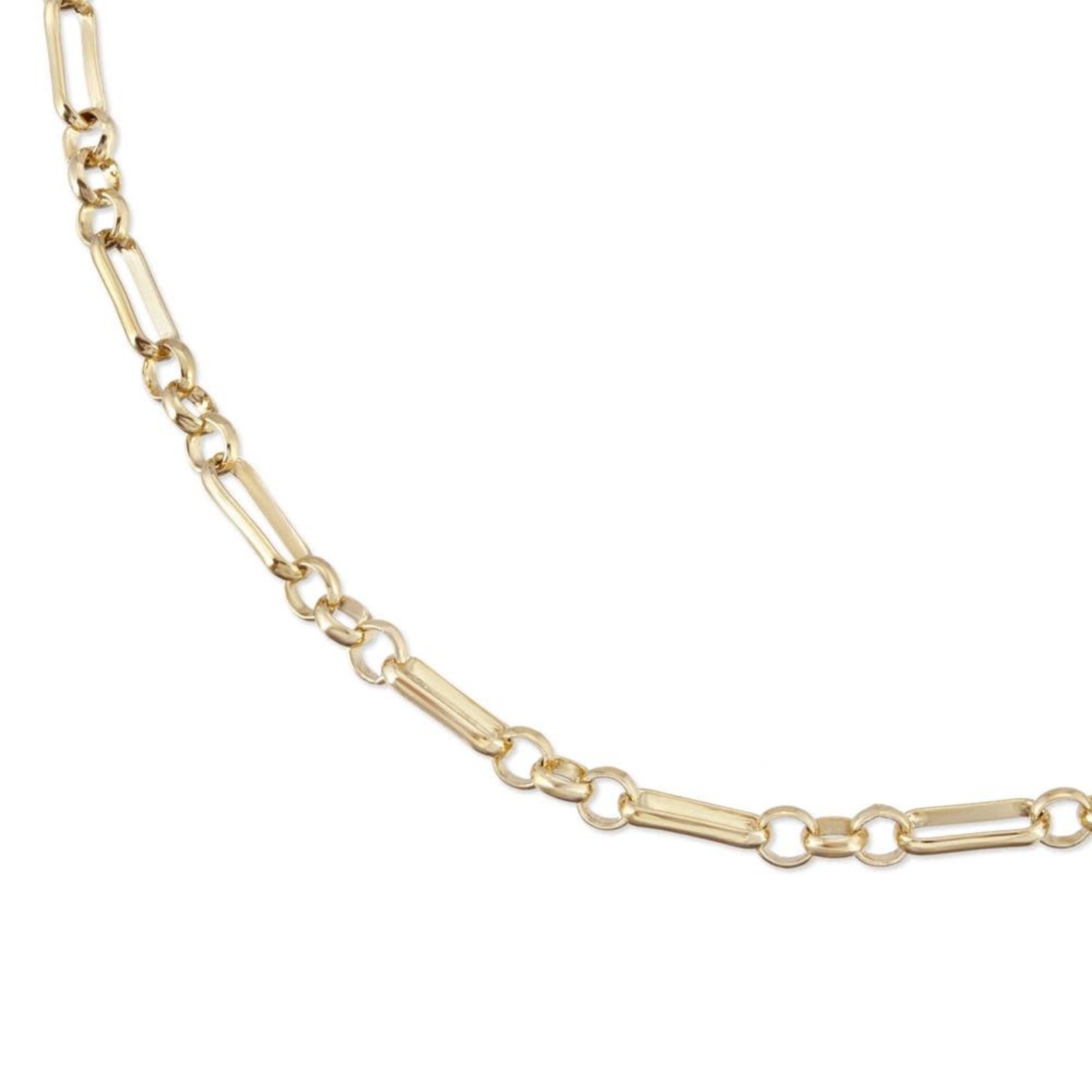 Double Small Multi Link Chain Necklace 