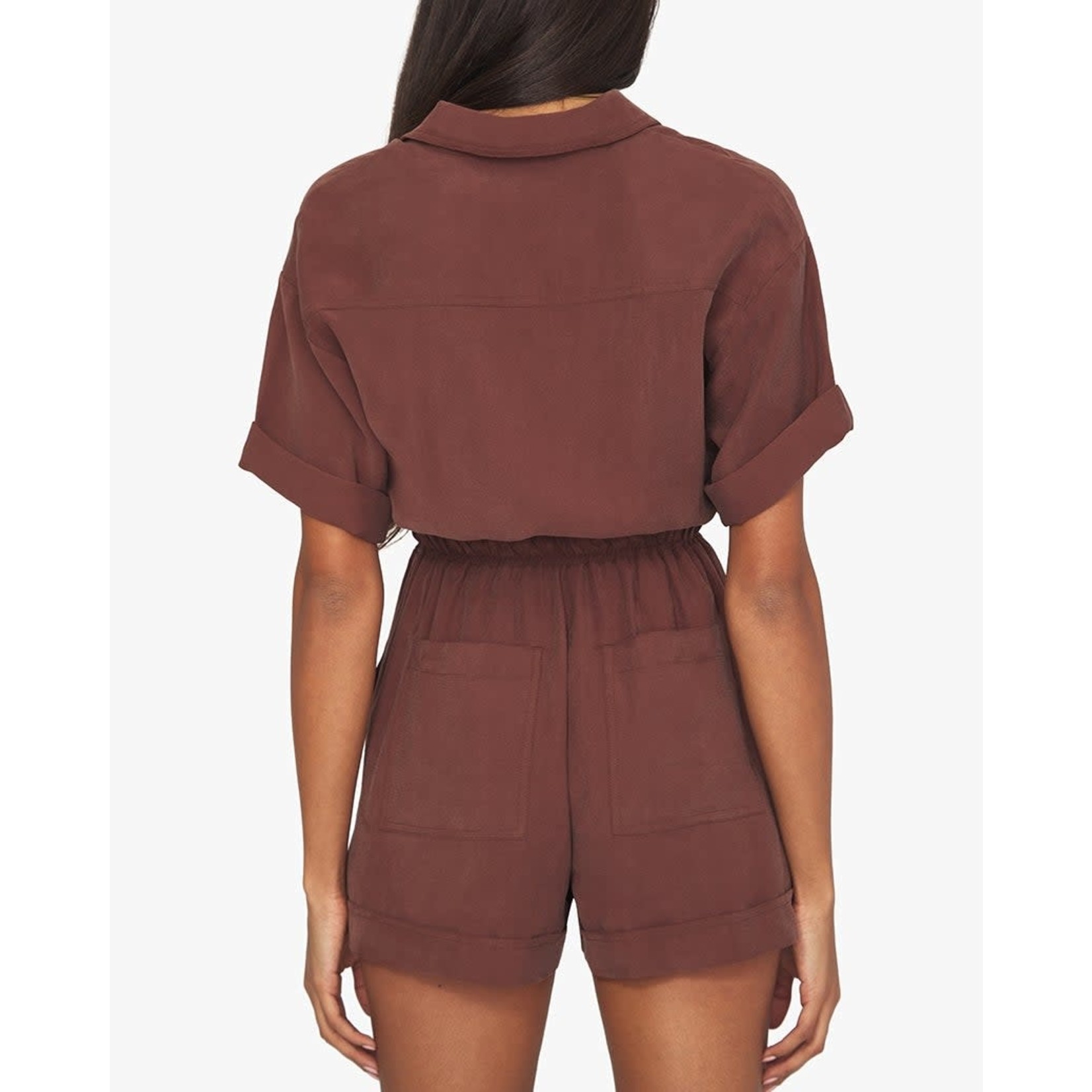 Shop WeWoreWhat Utility Short Sleeve Pull On Romper