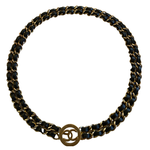 Chanel Chanel Double Chain Leather Belt