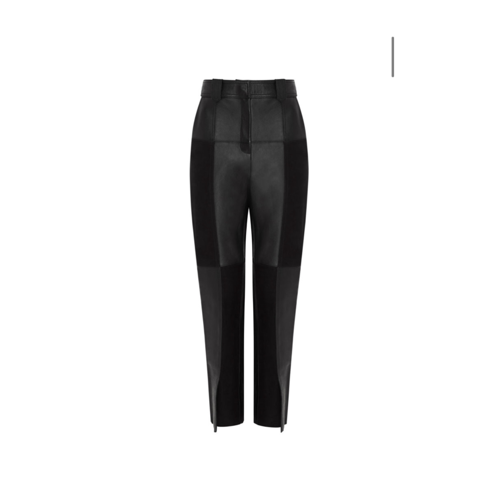 Aje Motocyclette Leather Patch Trouser Onyx