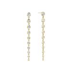 KBH Jewels Diamond Bezel Drop Earrings