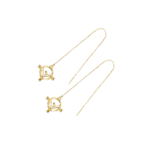 Fendi Fendi Gold Thread Earrings
