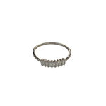 Wyld Blue Mesh Ring Gold (Thick)