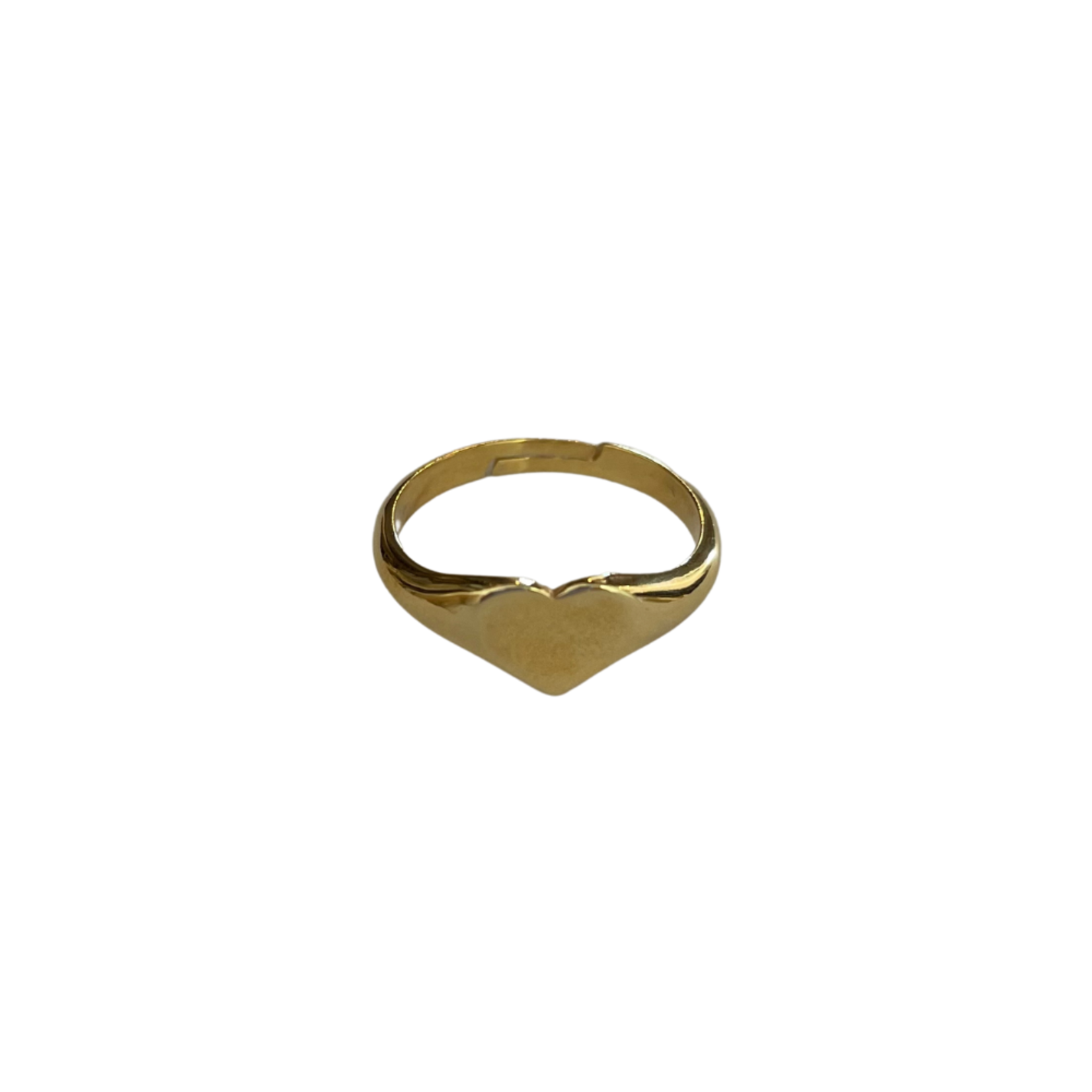 Wyld Blue Mesh Ring Gold (Thick)