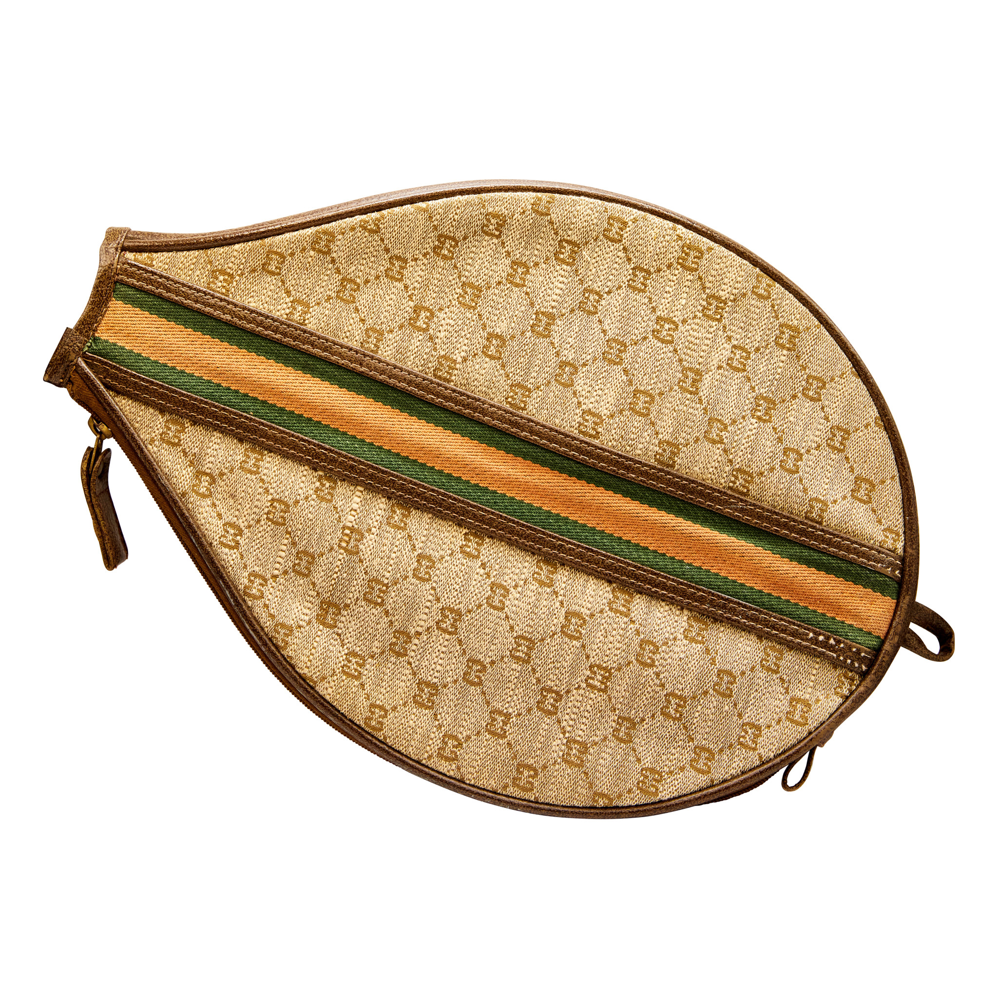 Leather racket cover Gucci Beige in Leather - 30048003