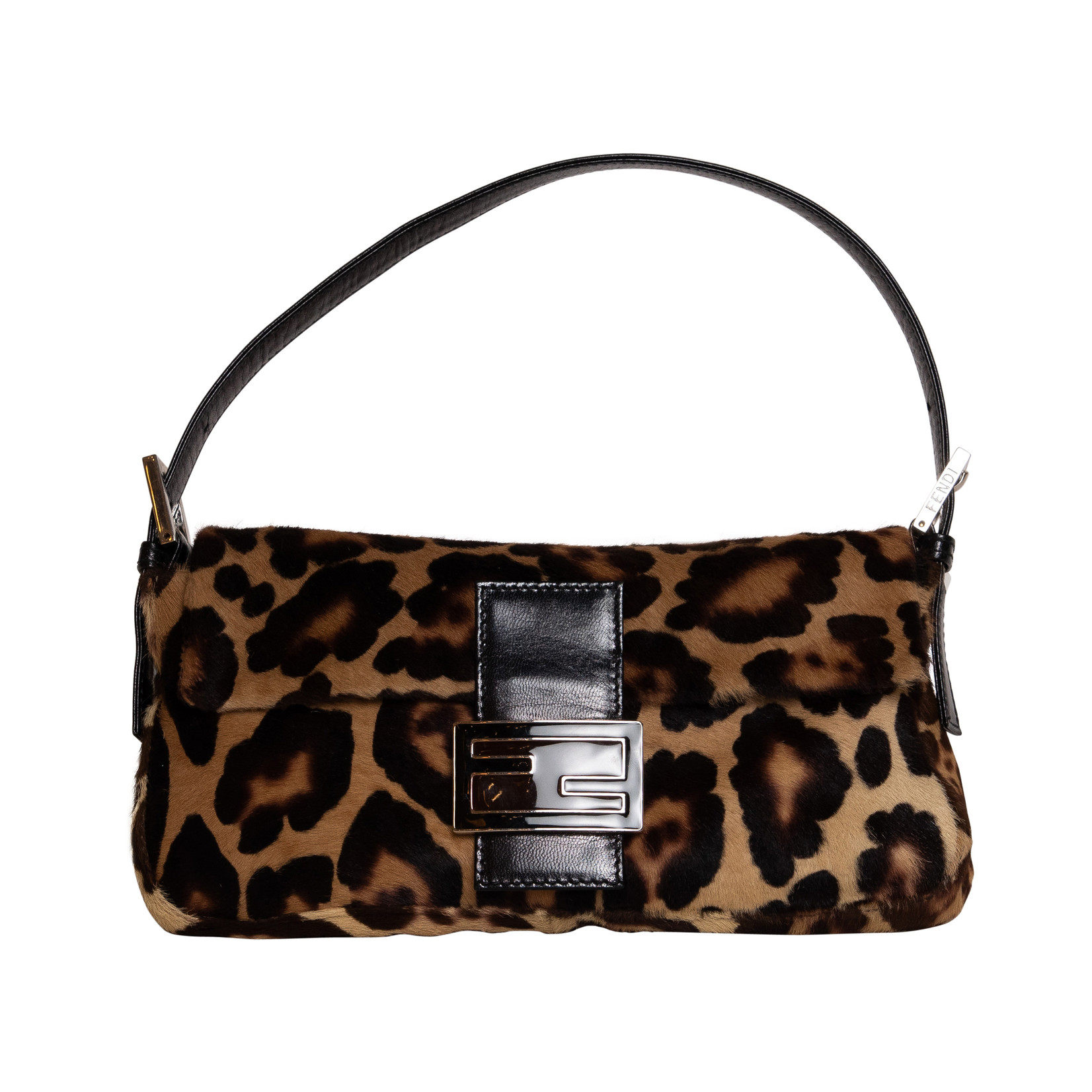 Fendi Cheetah Baguette - Wyld Blue