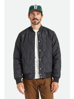Brixton BRIXTON DILLINGER QUILTED BOMBER BLK