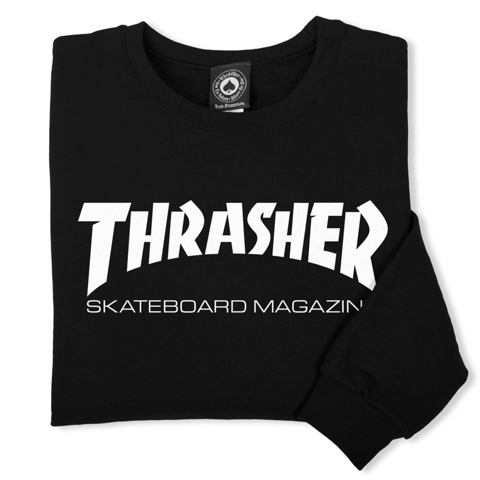 Thrasher Thrasher Skate Mag Crew Black