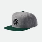 Brixton Brixton Oath III Snap Heather Grey/Spruce