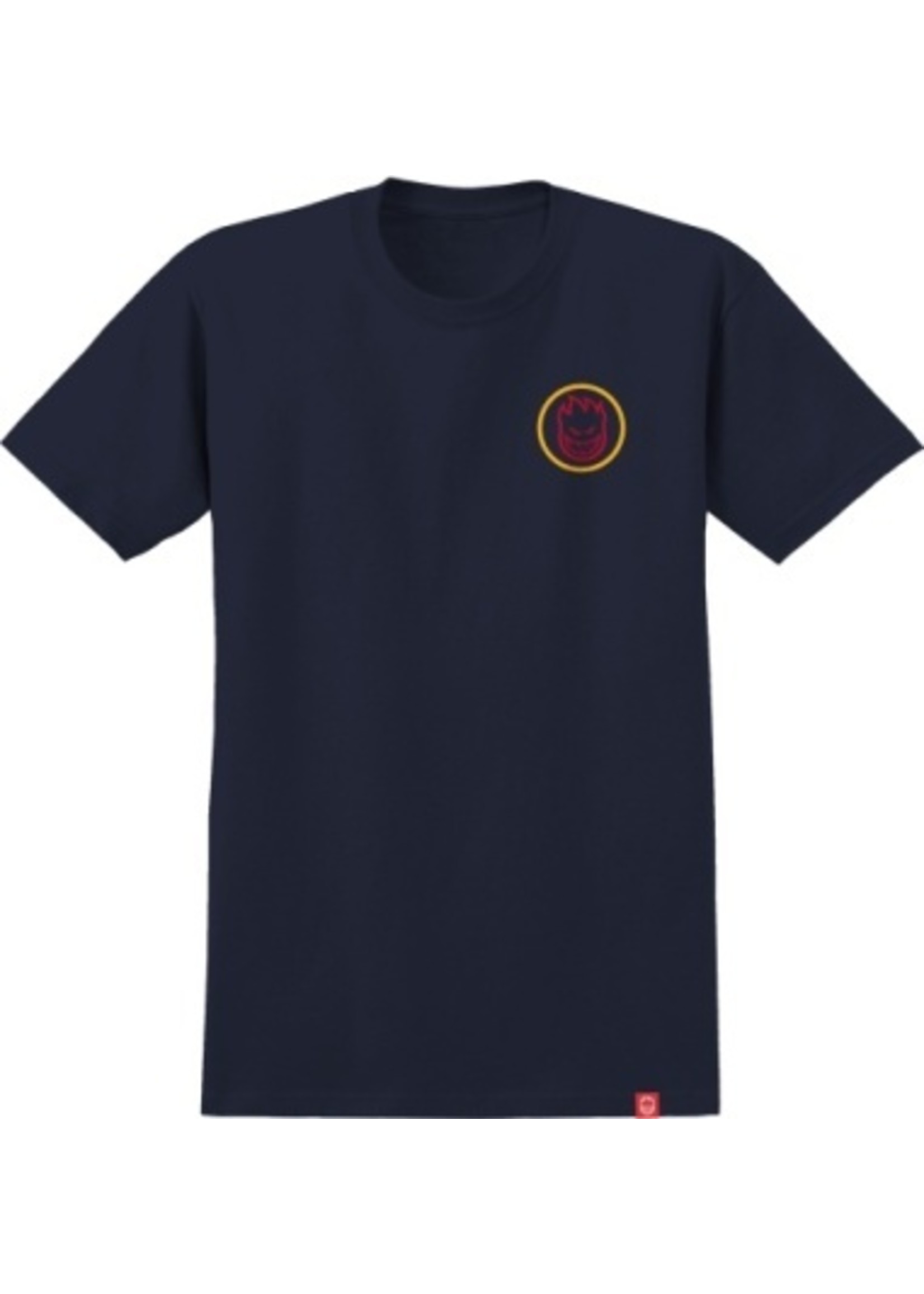 Spitfire SPITFIRE CLASSIC SWIRL SS TEE NAVY W/RED