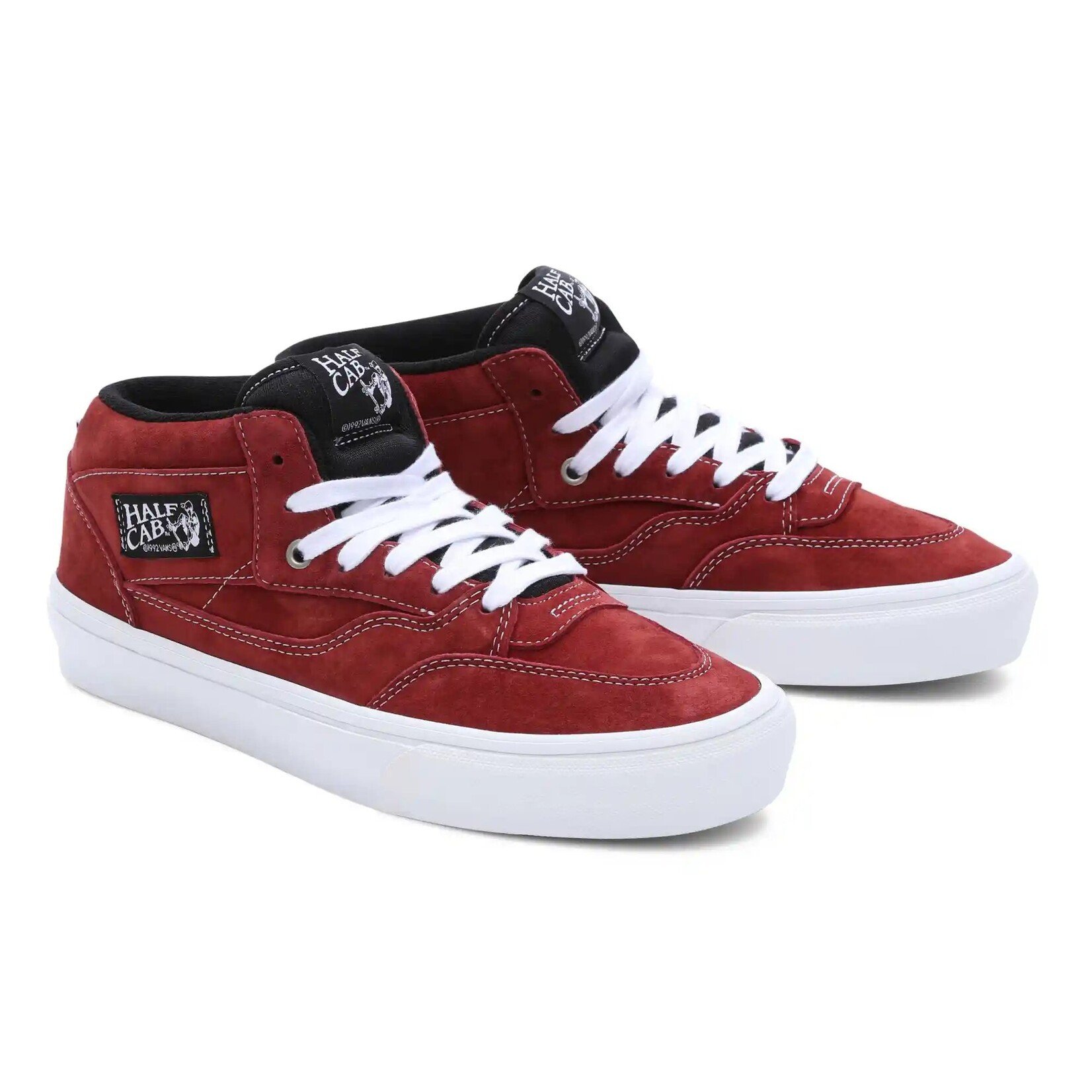 VANS HALF CAB '92 PIG SUEDE BRICK - Onethirtythree